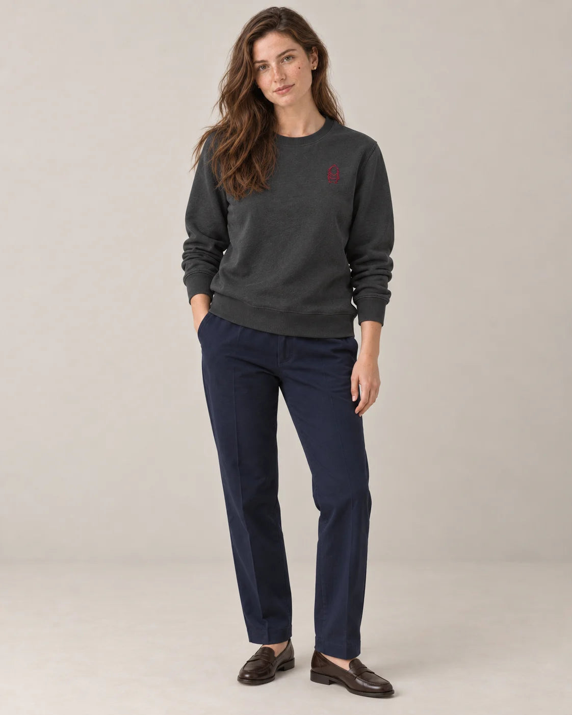 Eternal Sweatshirt – Anthracite – Frau Ganzkörper