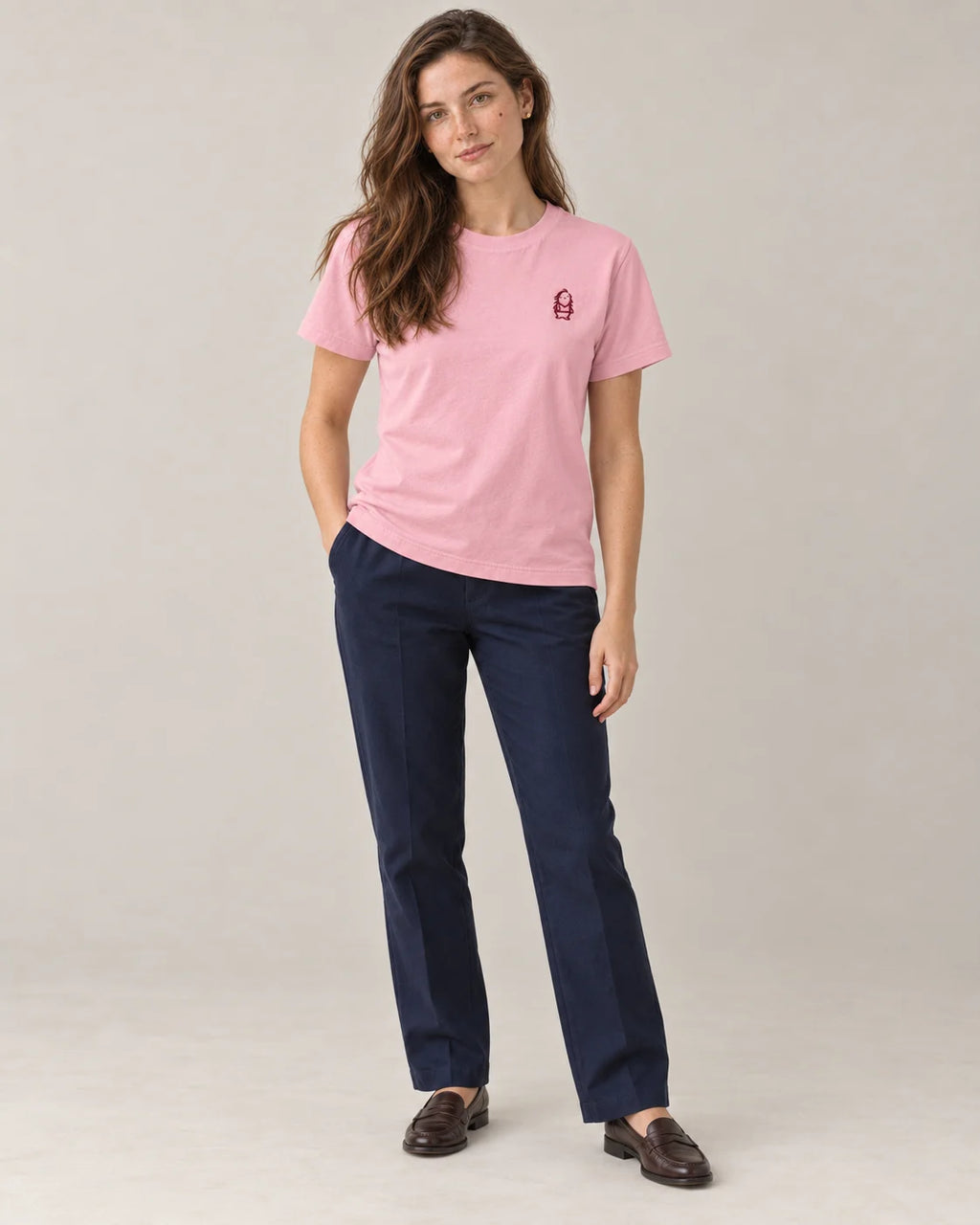 Eternal T-Shirt – Cotton Pink – Frau Ganzkörper