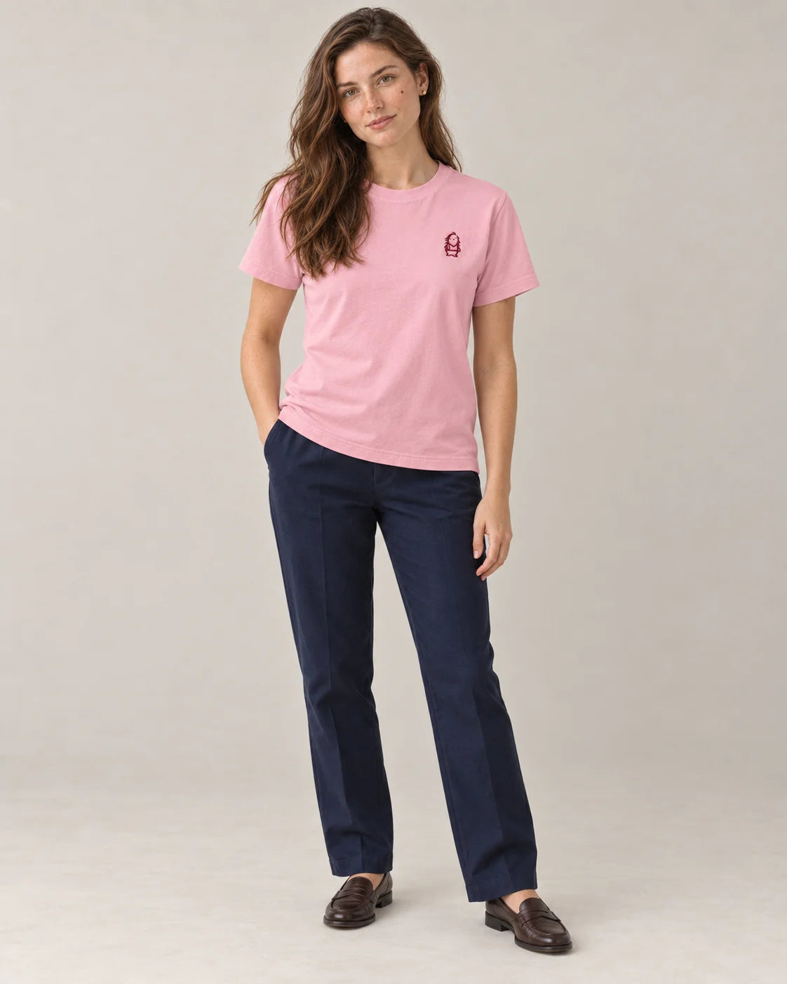 Eternal T-Shirt – Cotton Pink – Frau Ganzkörper