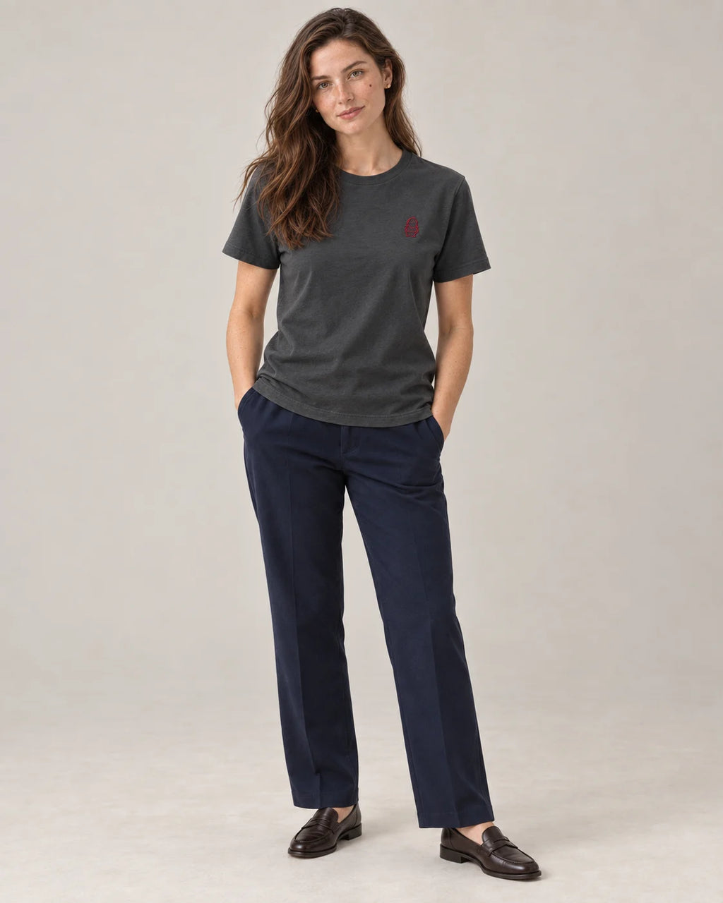 Eternal T-Shirt – Anthracite – Frau Ganzkörper