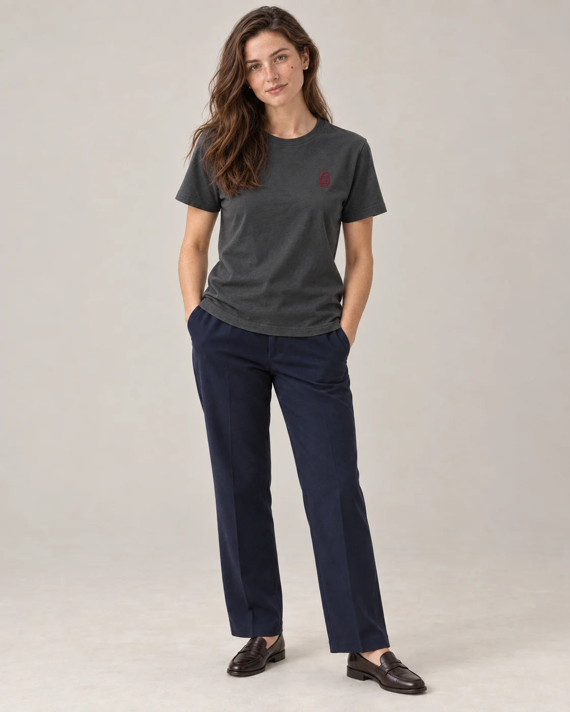 Eternal T-Shirt – Anthracite – Frau Ganzkörper