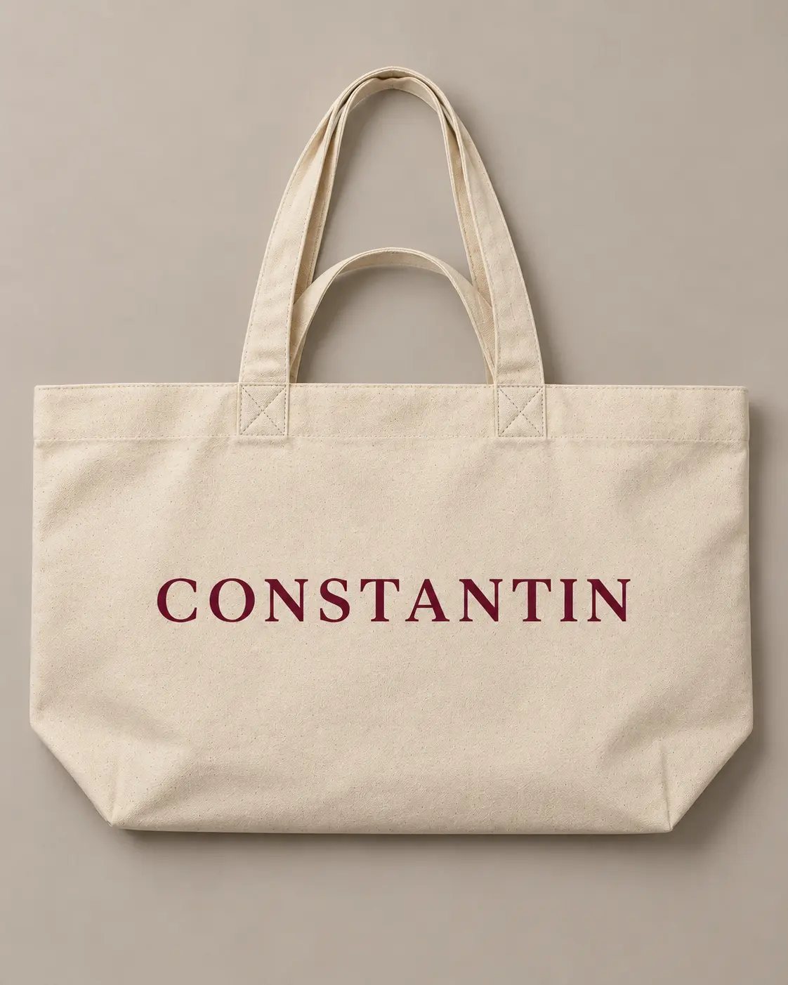 Organic Shopping-Bag – Natural – Produkt Vorderansicht