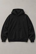 Dark Flower Heavy Hoodie in Schwarz, Vorderansicht