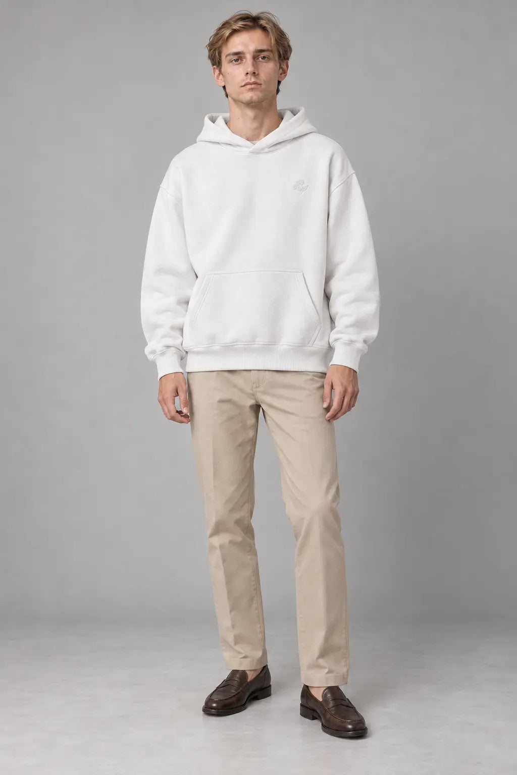 Light Flower Heavy Hoodie, Herren-Look